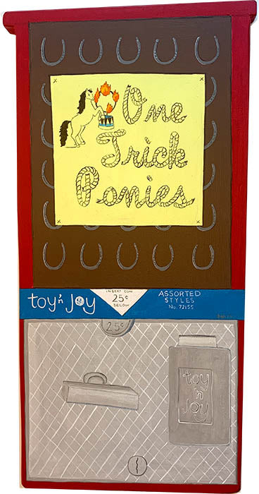 One Trick Ponies Vending Machine - Heather Sundquist Hall - 14x7"