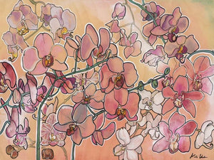 Orchids - Katie Chance - 08x10" Print