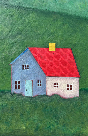 Happy Houses - ORIGINAL - Joel Ganucheau - 24x32"