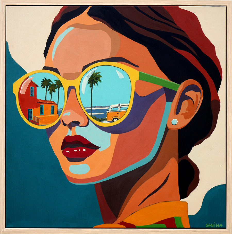 Pacific Drift - Anna Ganina - 31x31"