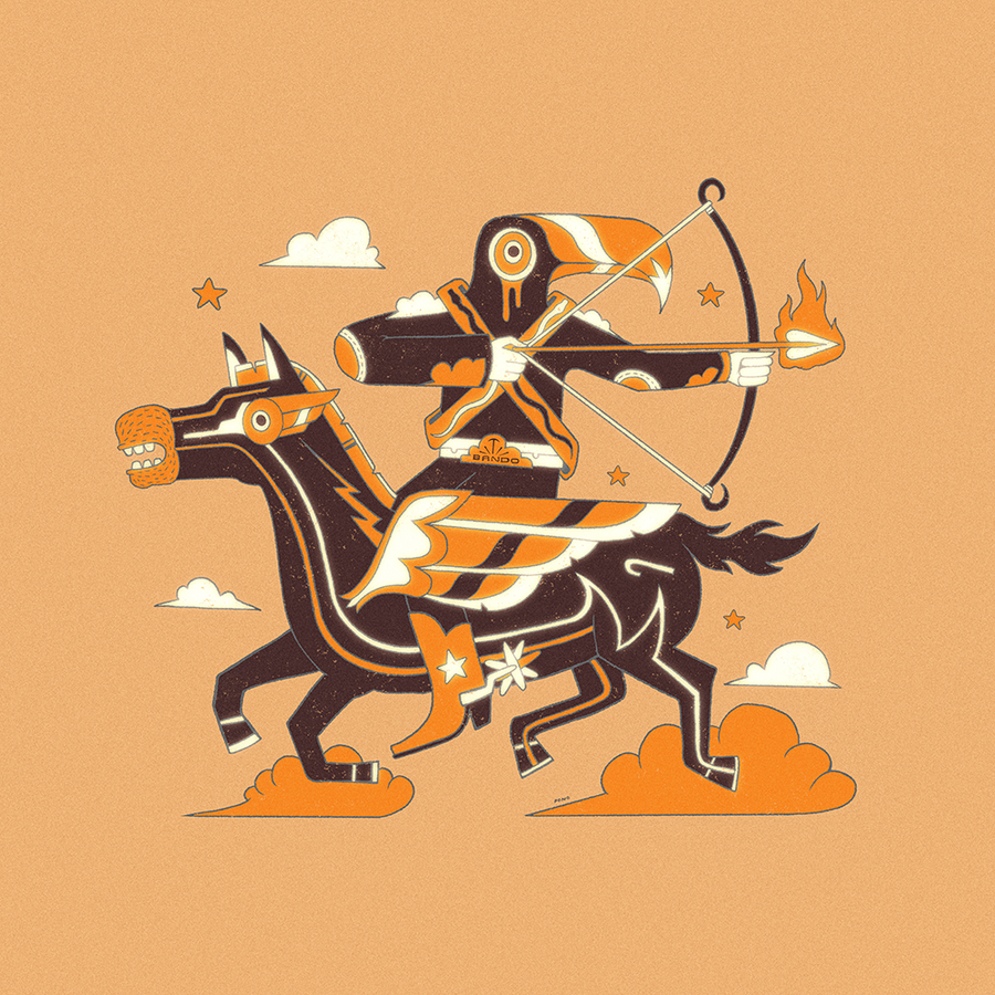 Parthian Shot - PONO - Print
