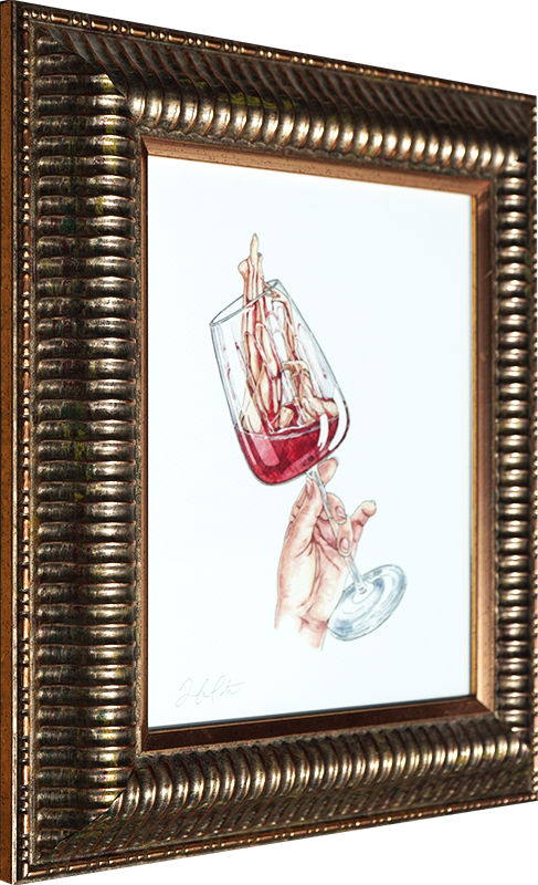 Wine Down - Jennifer Pate - 12x14"