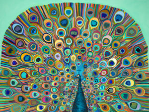 Peacock in Bloom - PRINT - Eli Halpin