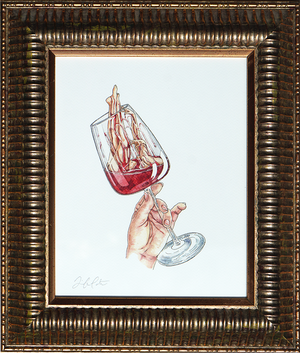 Wine Down - Jennifer Pate - 12x14"