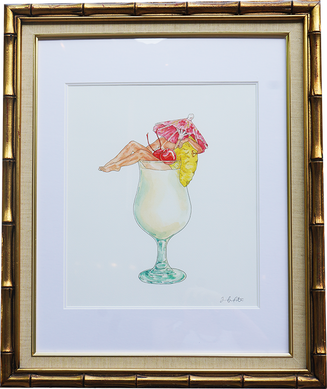 Piña Colada Muse - Jennifer Pate - 20 x 24"