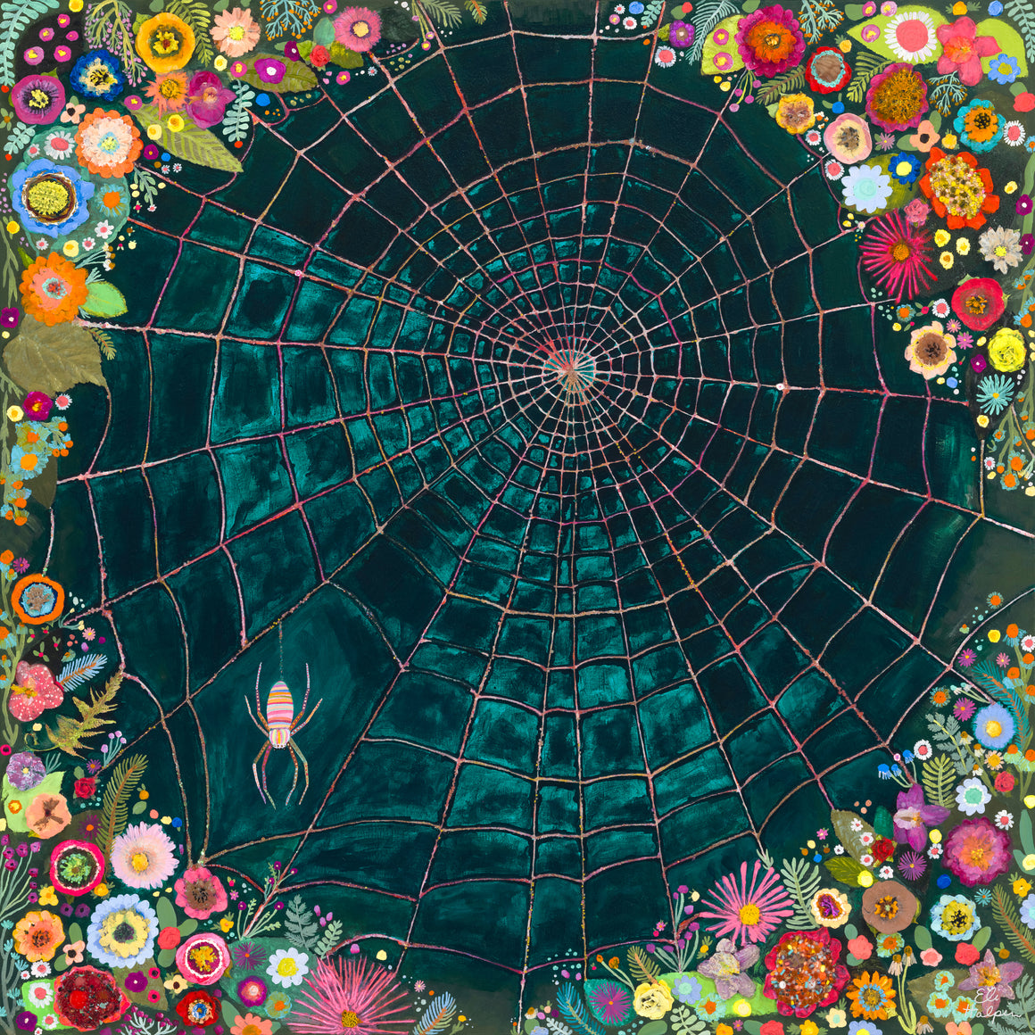 Pink Spiderweb - PRINT - Eli Halpin
