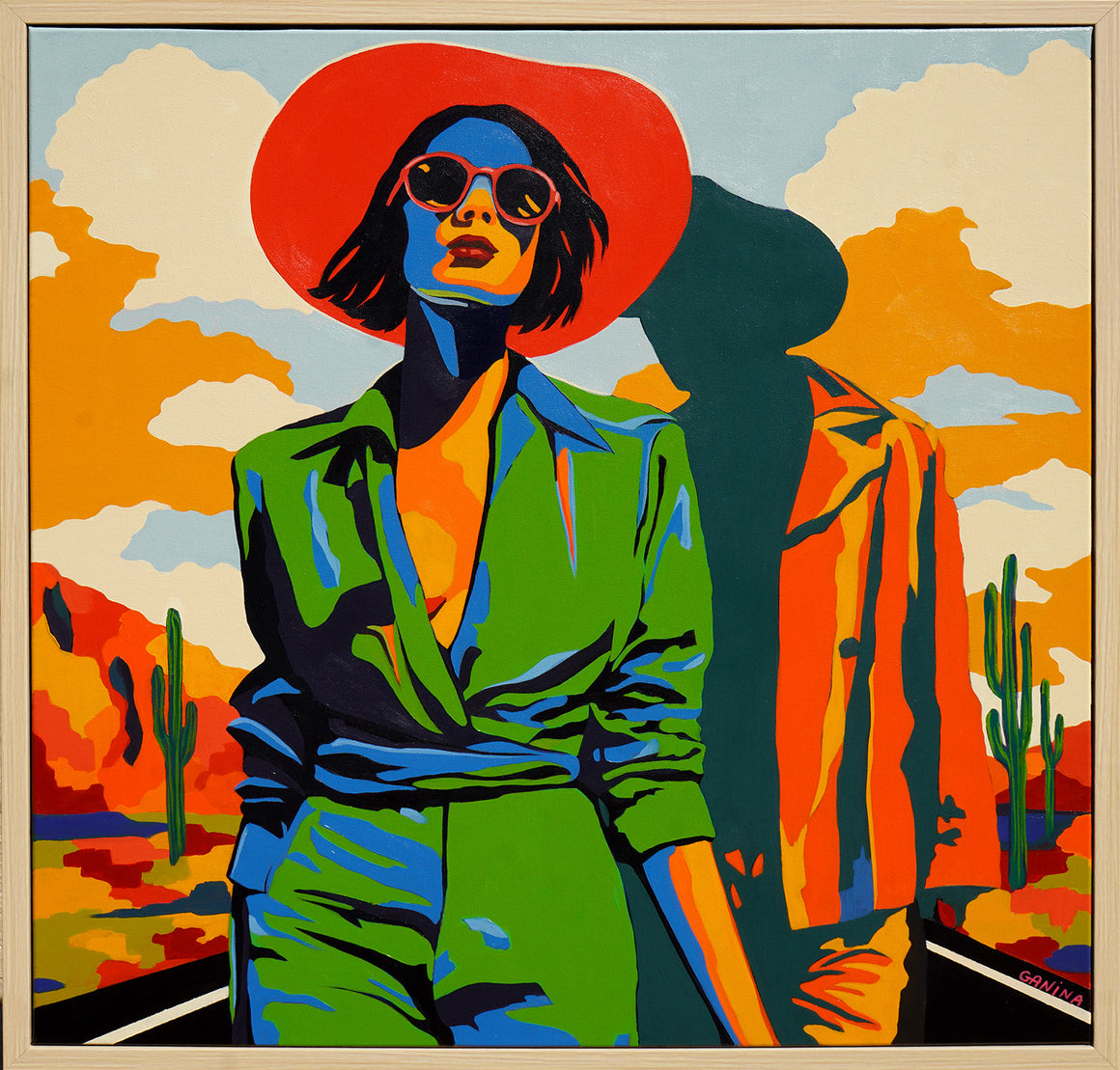 Queen of Hearts - Anna Ganina - 31x31"