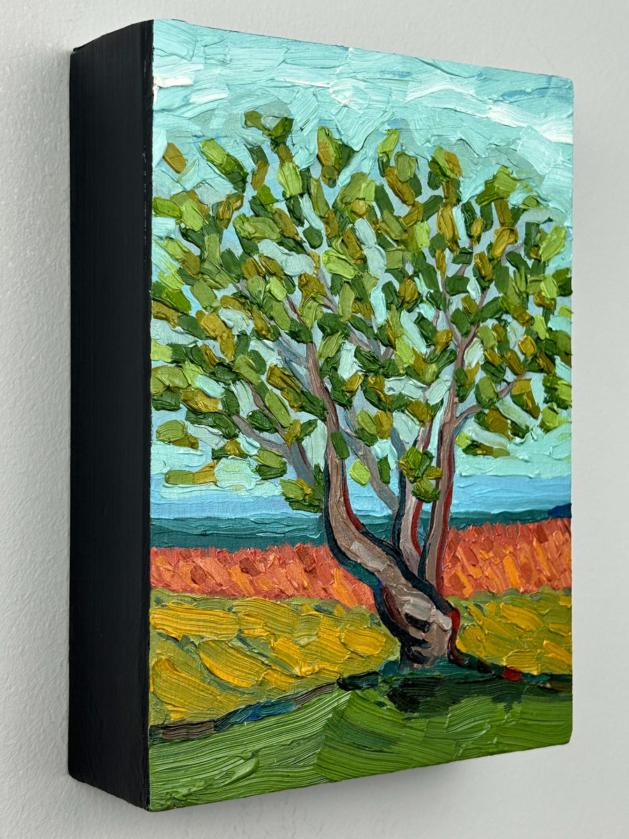 Quiet Leaf Tree - ORIGINAL - Joel Ganucheau - 5x7"