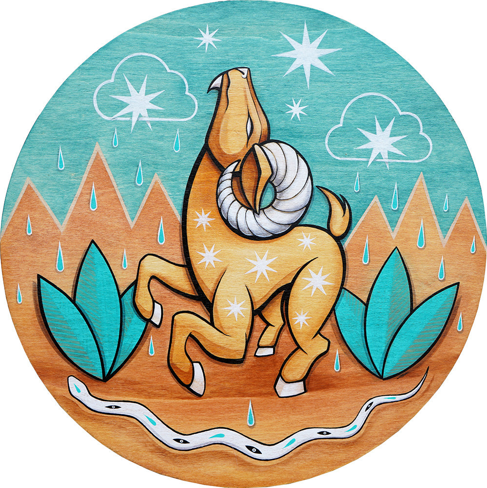 Ram - Saira Holland - 12x12"