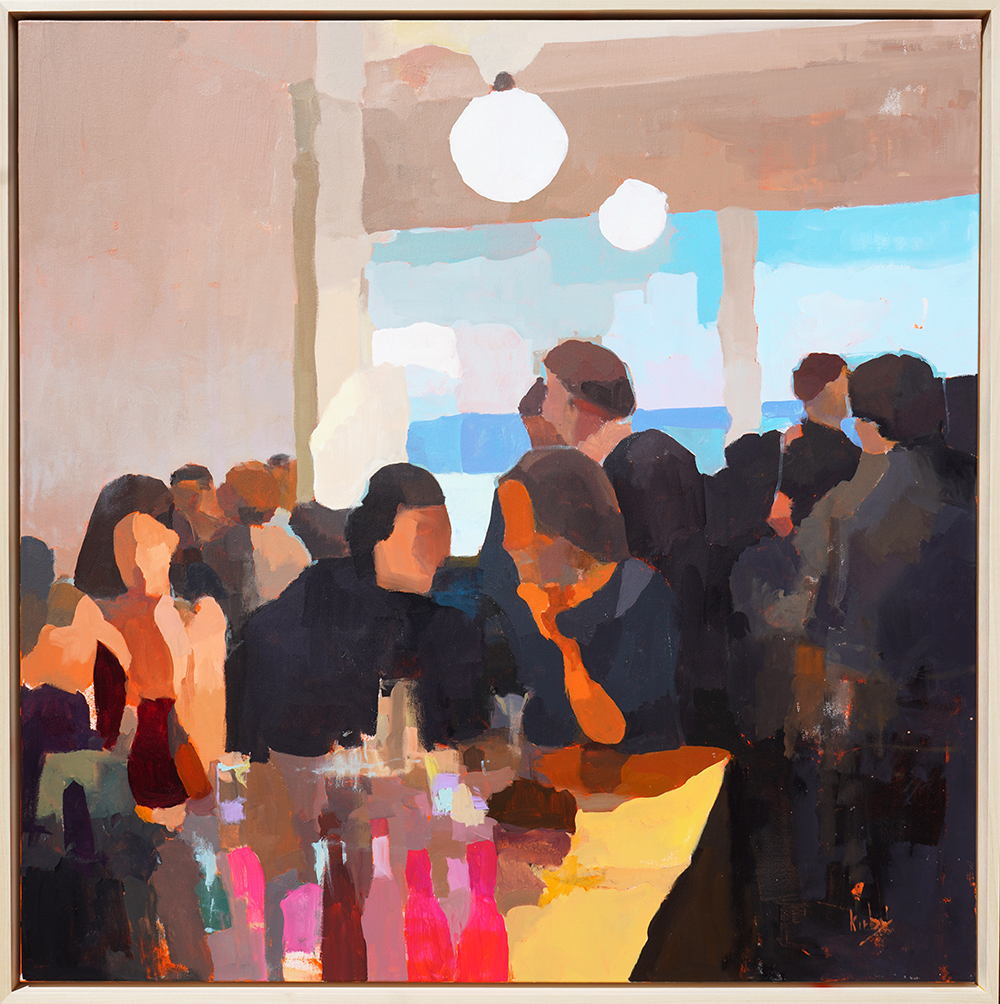 Cafe Americano - Randall Kirby Cogburn - 41x41"