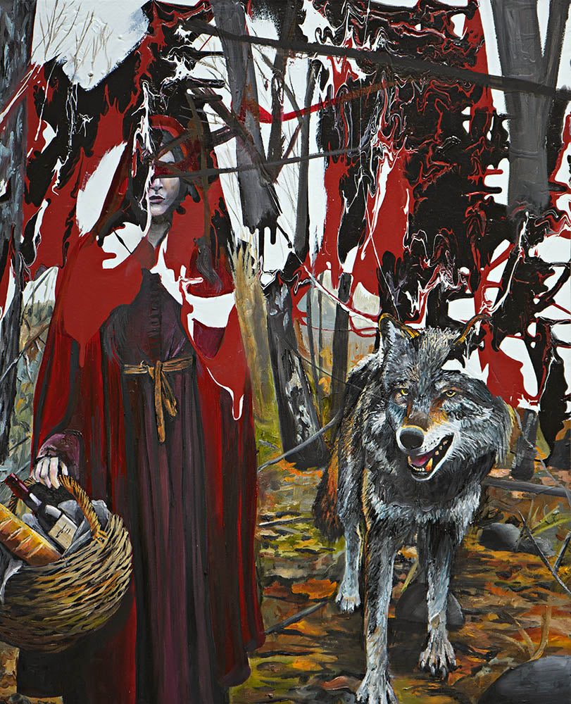 Red Riding Hood - Sandra Boskamp - 24 x 30"