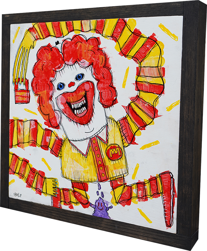 Reginald McDunkle - Jeff Skele - 13.5x13.5"