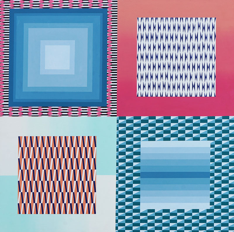 Rhythm - Sophia Croasdale - 48x48"