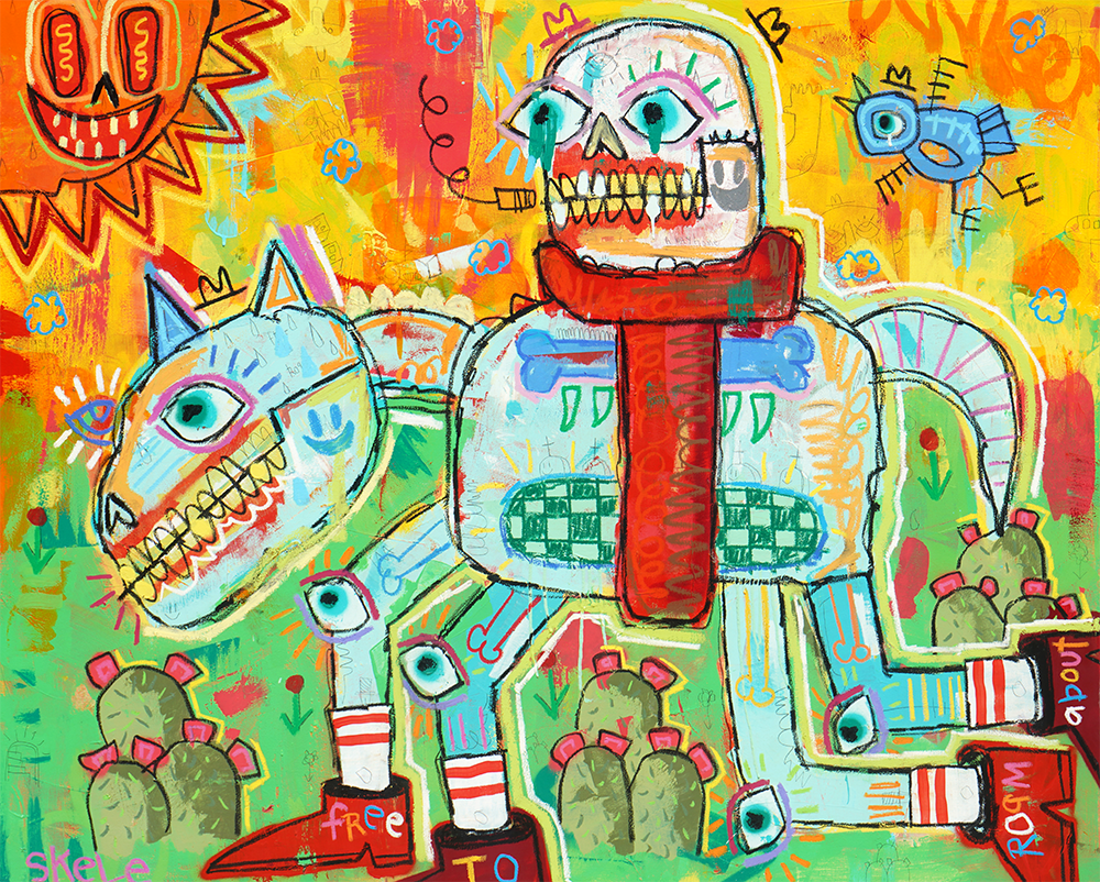 Free To Roam About - Jeff Skele - 48x60"