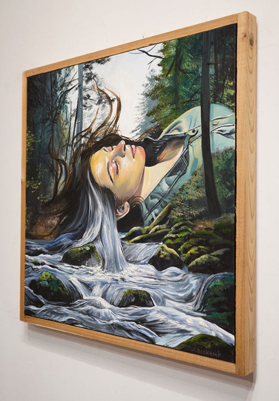 Waldeinsamkeit - Sandra Boskamp - 25.5x25.5"