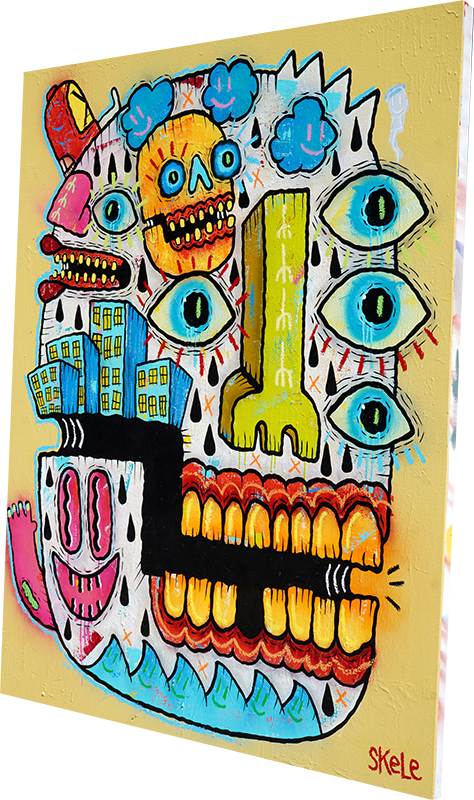 There's Definitely Something in the Water - Jeff Skele - 48x60"