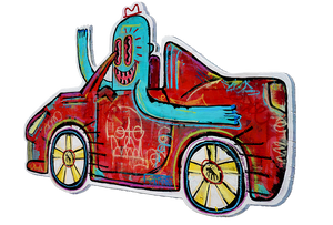 Fast Car - Jeff Skele - 46.5x28.5"