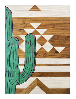 Southwest Saguaro & Agave Diptych - Raymond Allen