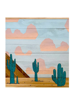 Saguaro Dreams - Raymond Allen - 24x12