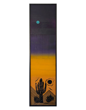 Saguaro Dusk #1 - Raymond Allen - 6x24"