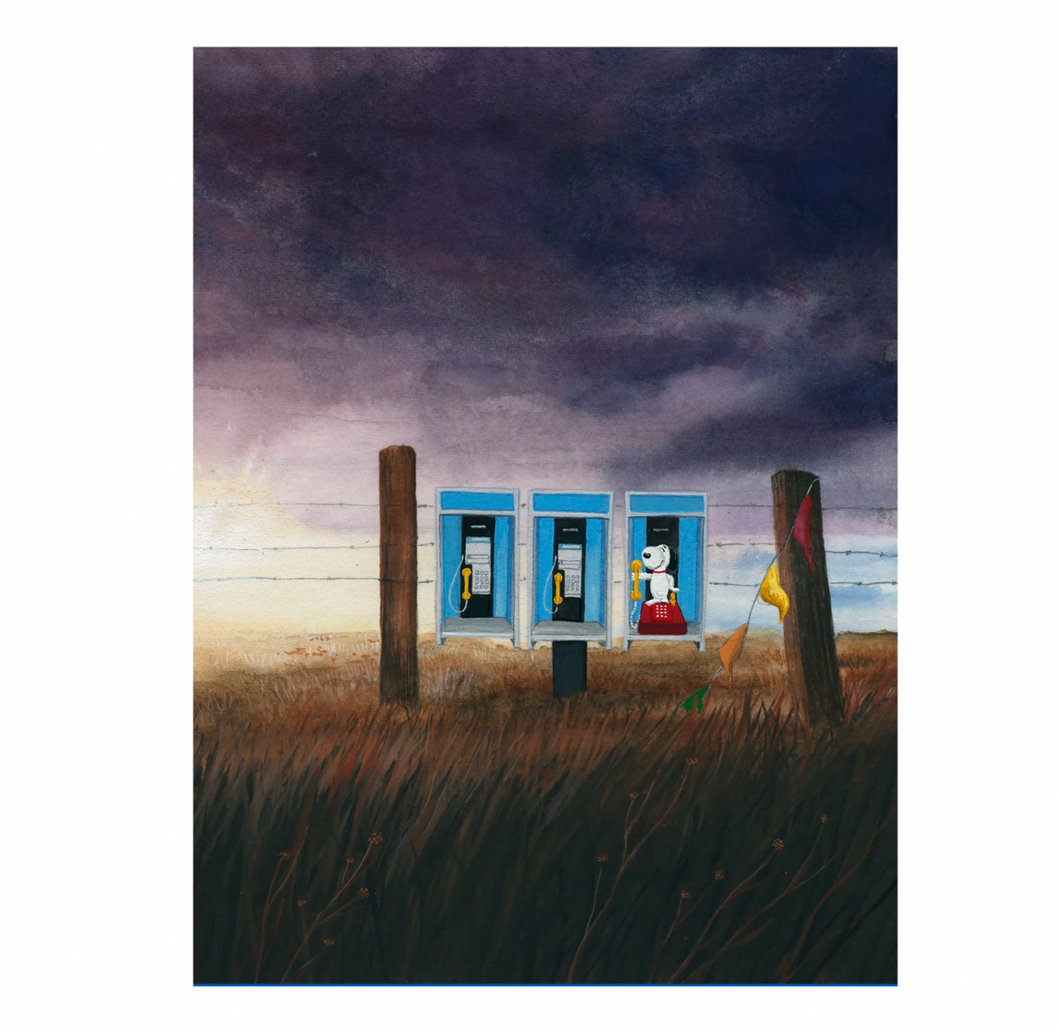Pay Snoopy - Heather Sundquist Hall - 8x10" - Paper Print