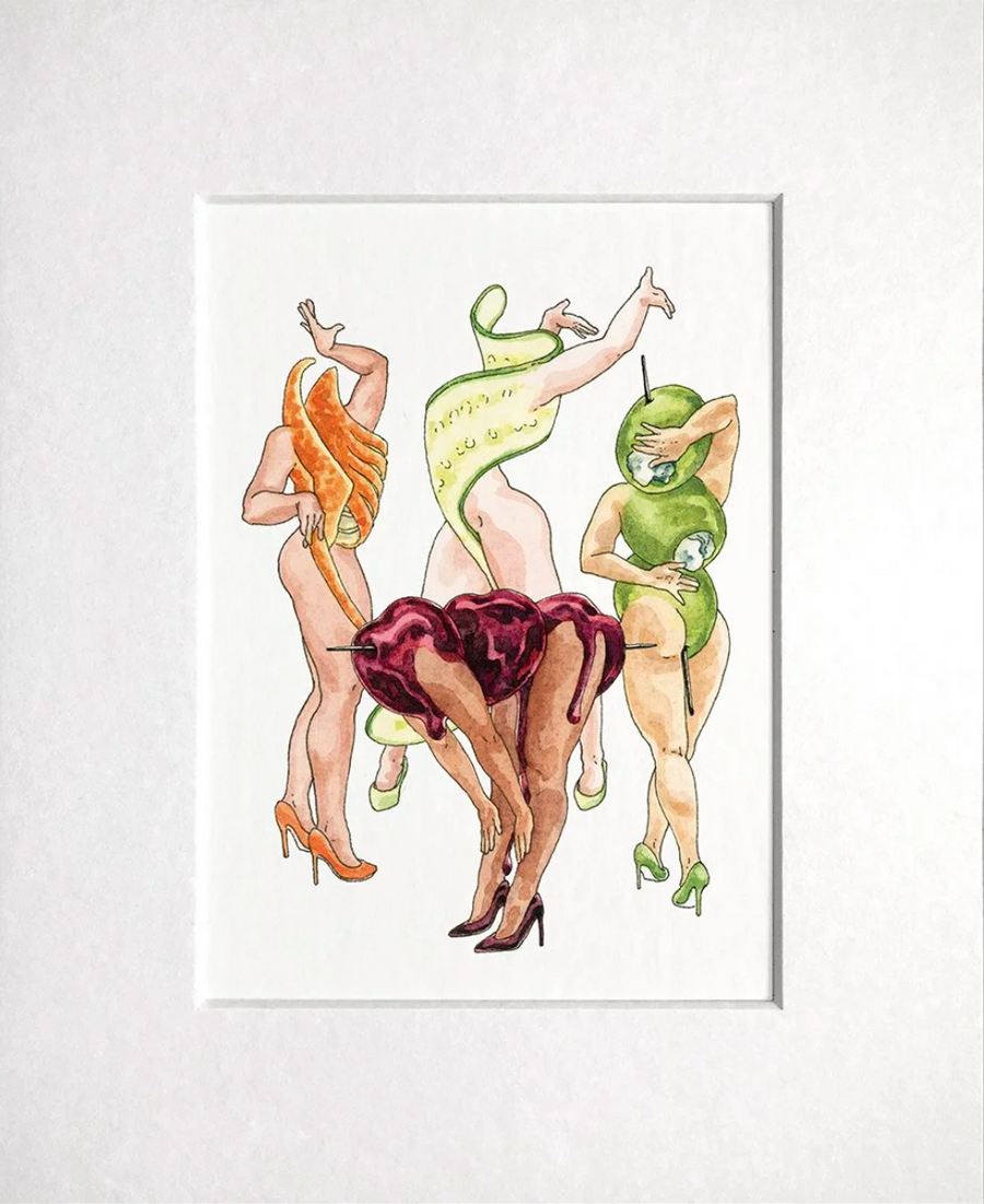 Garnish Gorls - Jennifer Pate - 8x10" (PRINT)