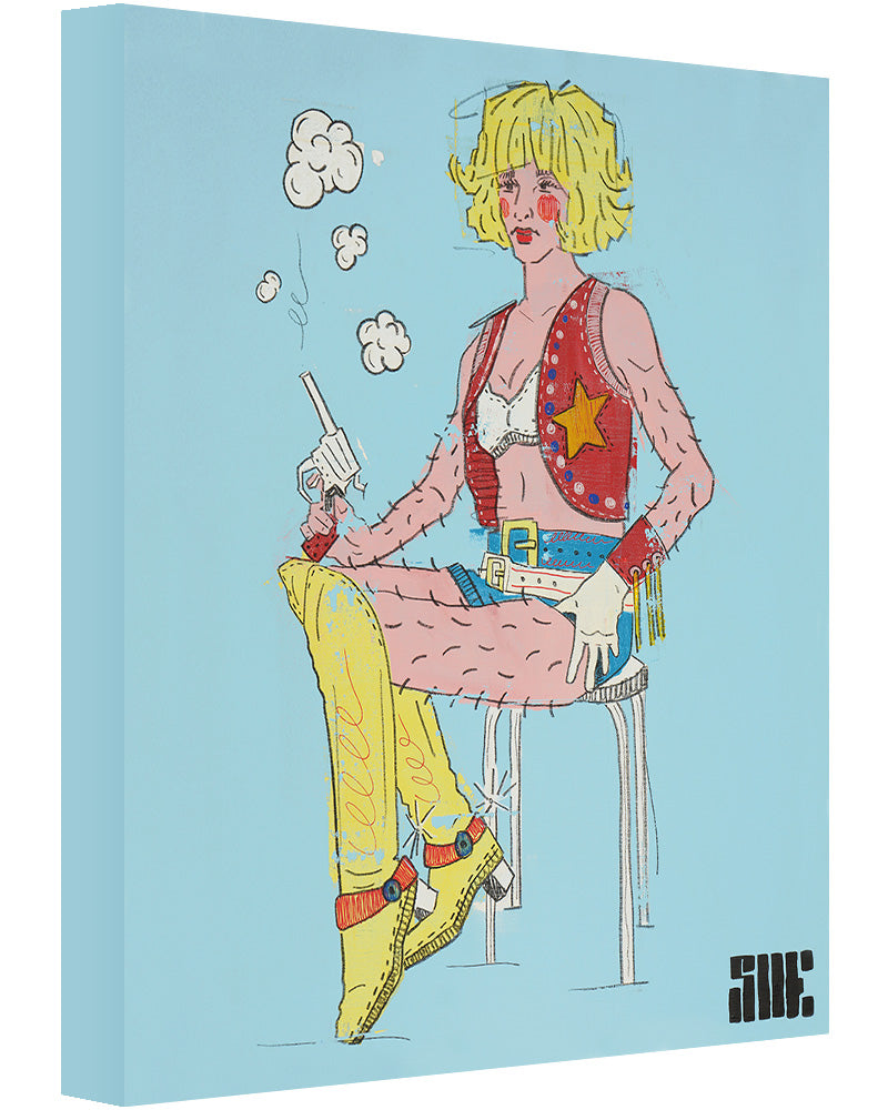 Six Shooter Sally - Tyler Shelton - Print