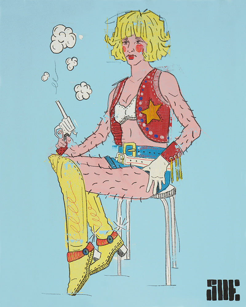 Six Shooter Sally - Tyler Shelton - Print