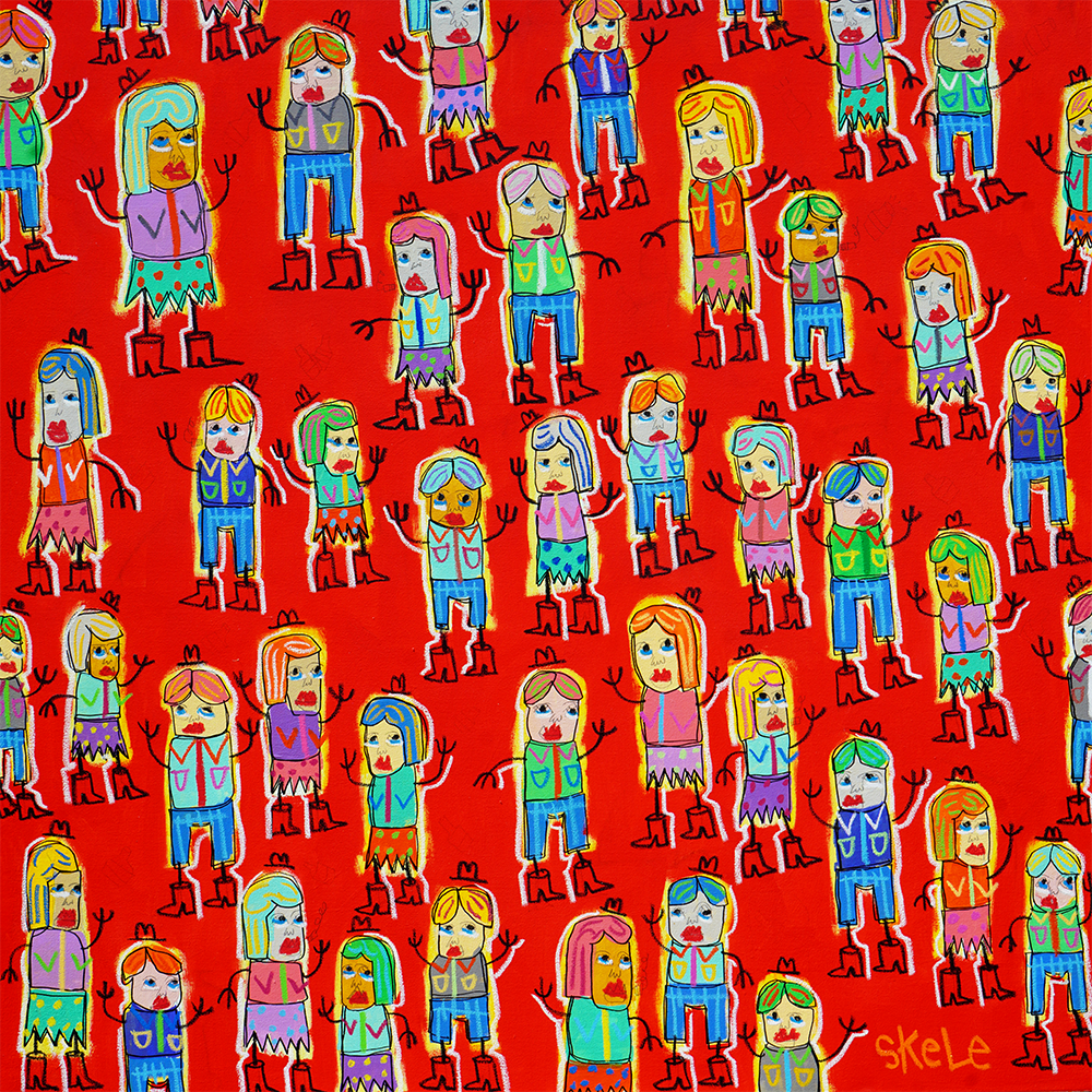 Cold Beer on a Friday Night- Jeff Skele - 48x48"