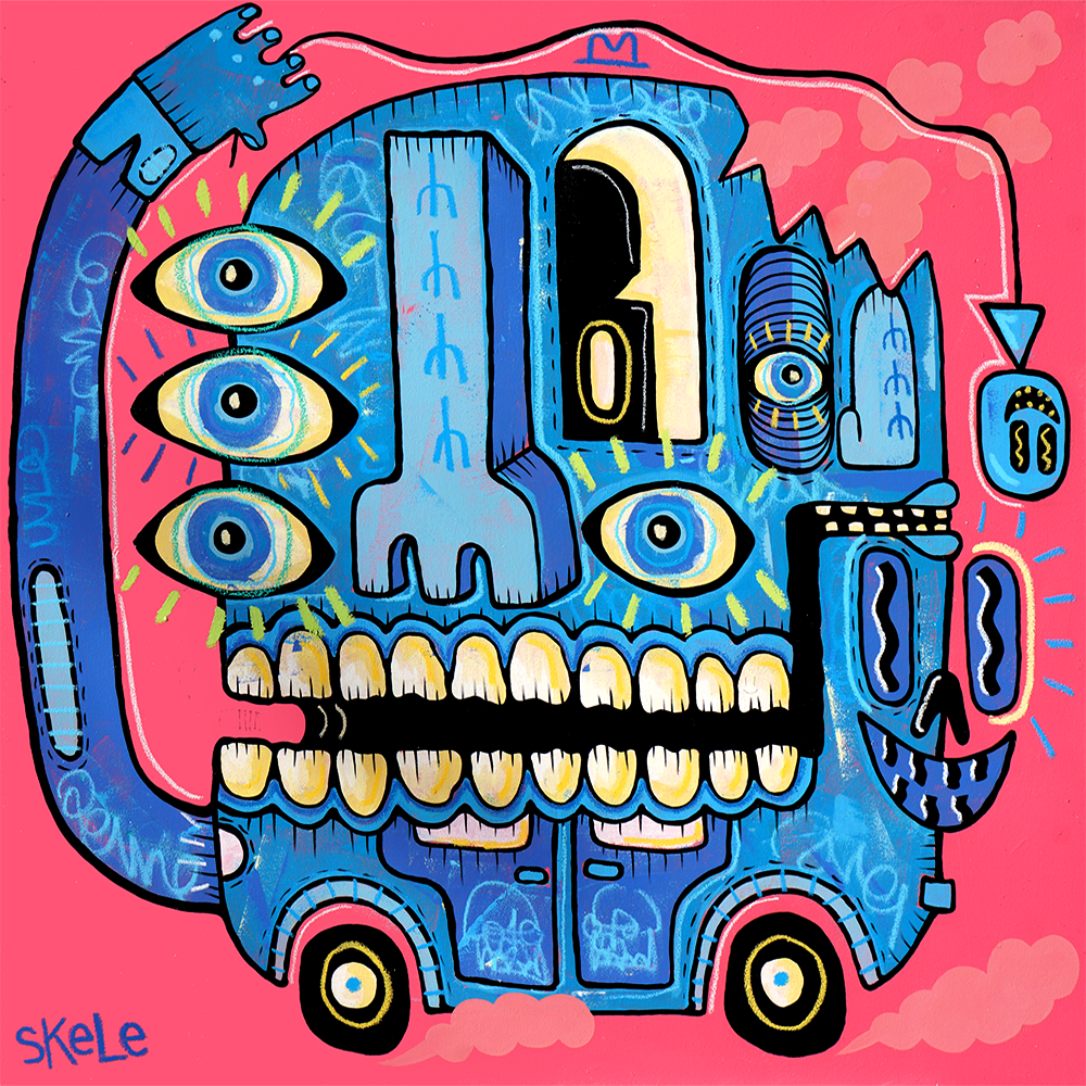 Let's Blow This Popsicle Stand - Jeff Skele - 36x36"