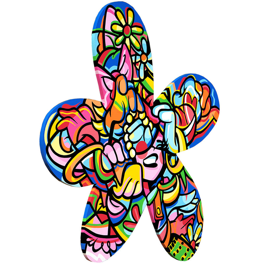 Smile, You're In Control - Phoebe Joynt - 48x48"
