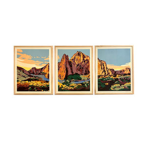 Smith Rock Triptych - Landry McMeans - 68 x 28"