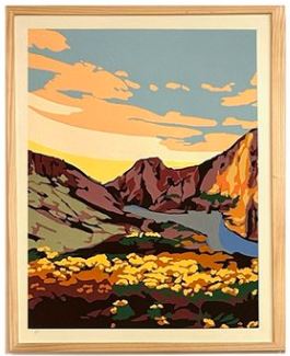 Smith Rock Triptych - Landry McMeans - 5.5'x2'