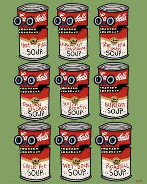 Skele Campbell Soup Cans - Jeff Skele - 8x10"