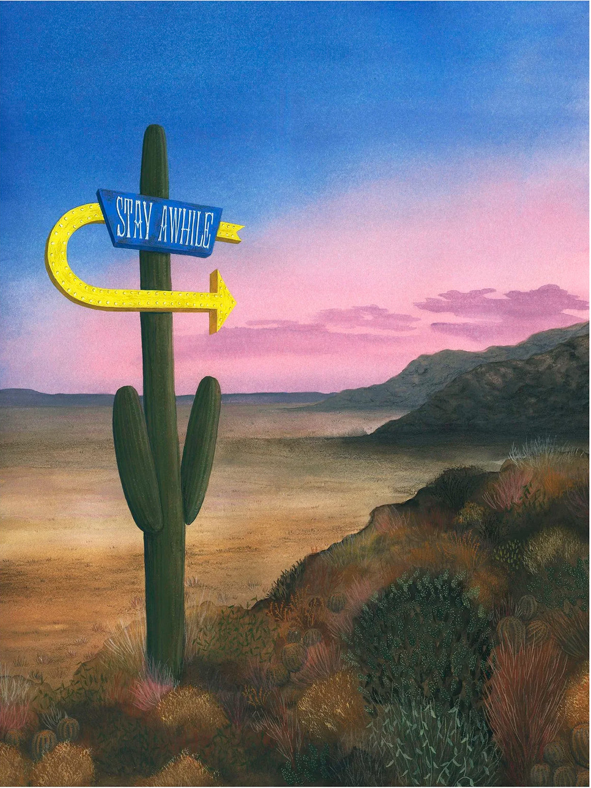 Stay Awhile - Heather Sundquist Hall - 11x14" - Paper Print