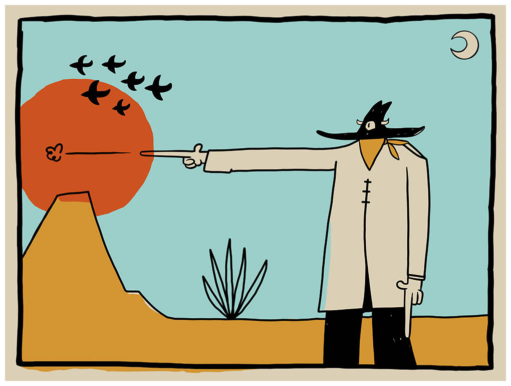 Straight Shooter - Gerardo Rodriguez - Print