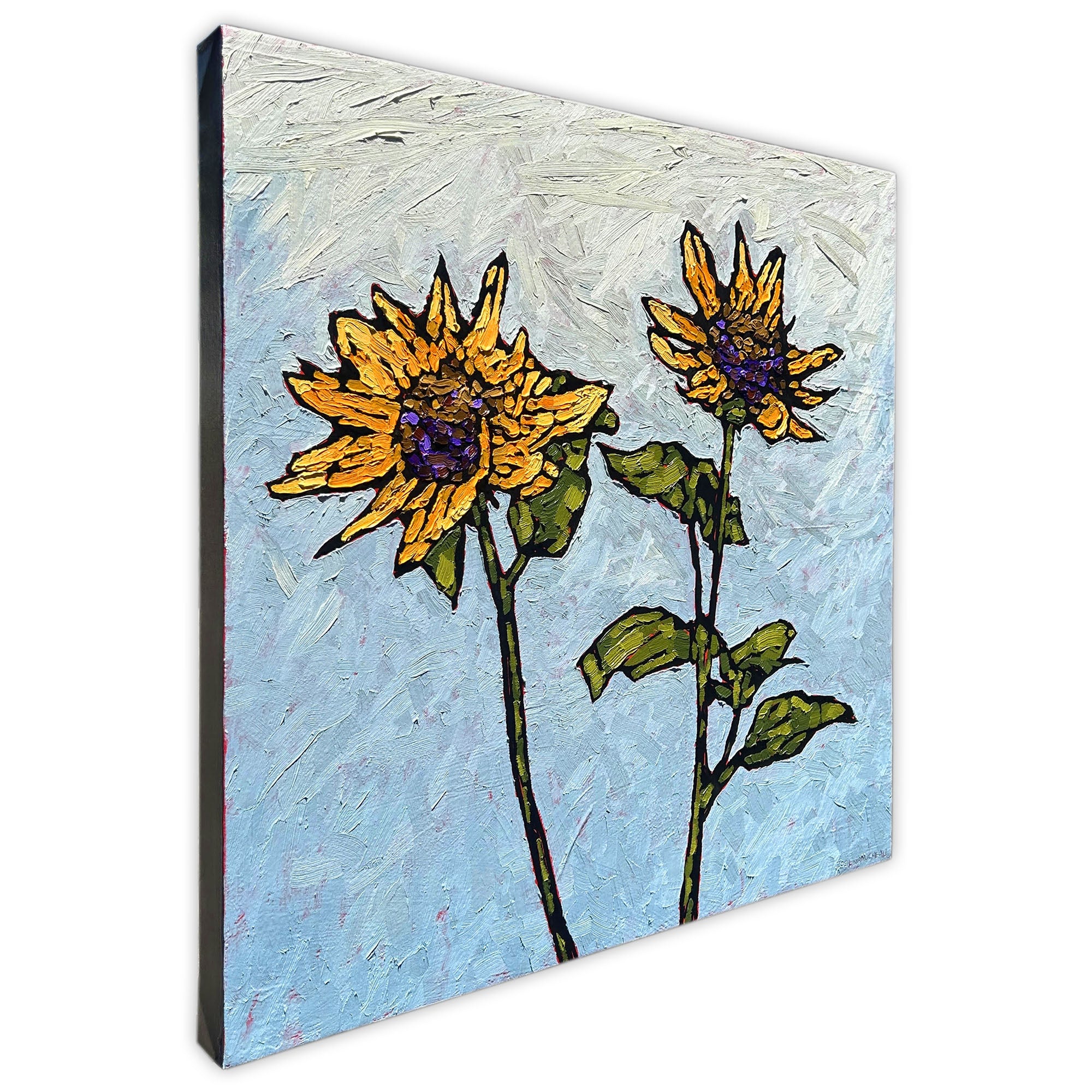Sunflower Season - ORIGINAL - Joel Ganucheau - 24x24"