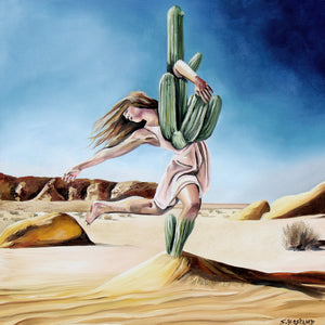 The Dance of the Desert - Sandra Boskamp -24 x 24"