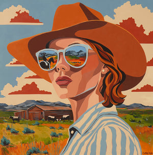 The Distance Between - Anna Ganina - 48x48"