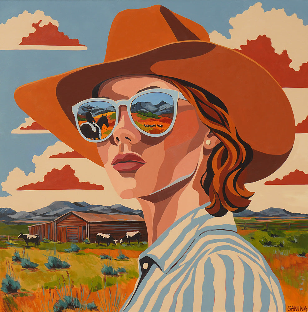 The Distance Between - Anna Ganina - 48x48"