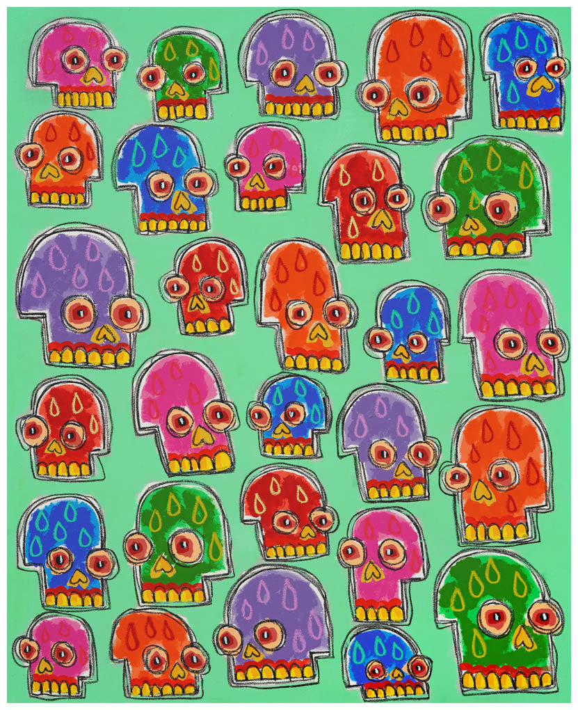 The Faces I Know - Jeff Skele - 48 x 60"