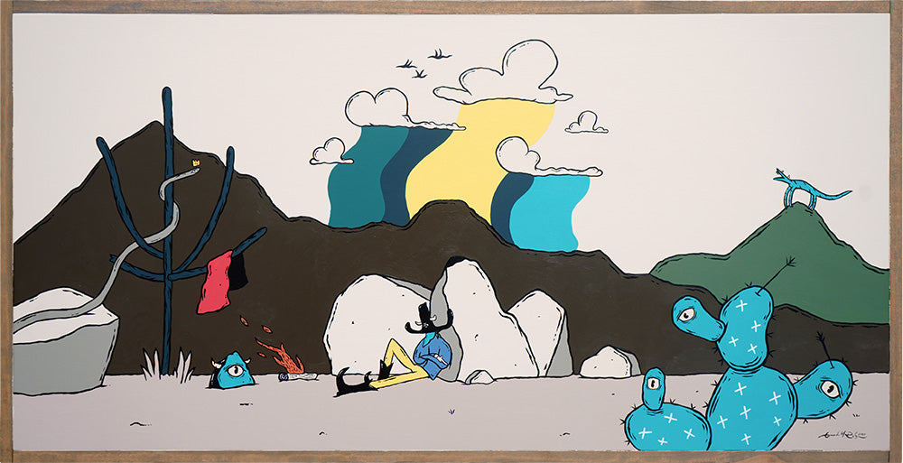 The Last Rest Before the Reckoning - Gerardo Rodriguez - 24.5x48.5"