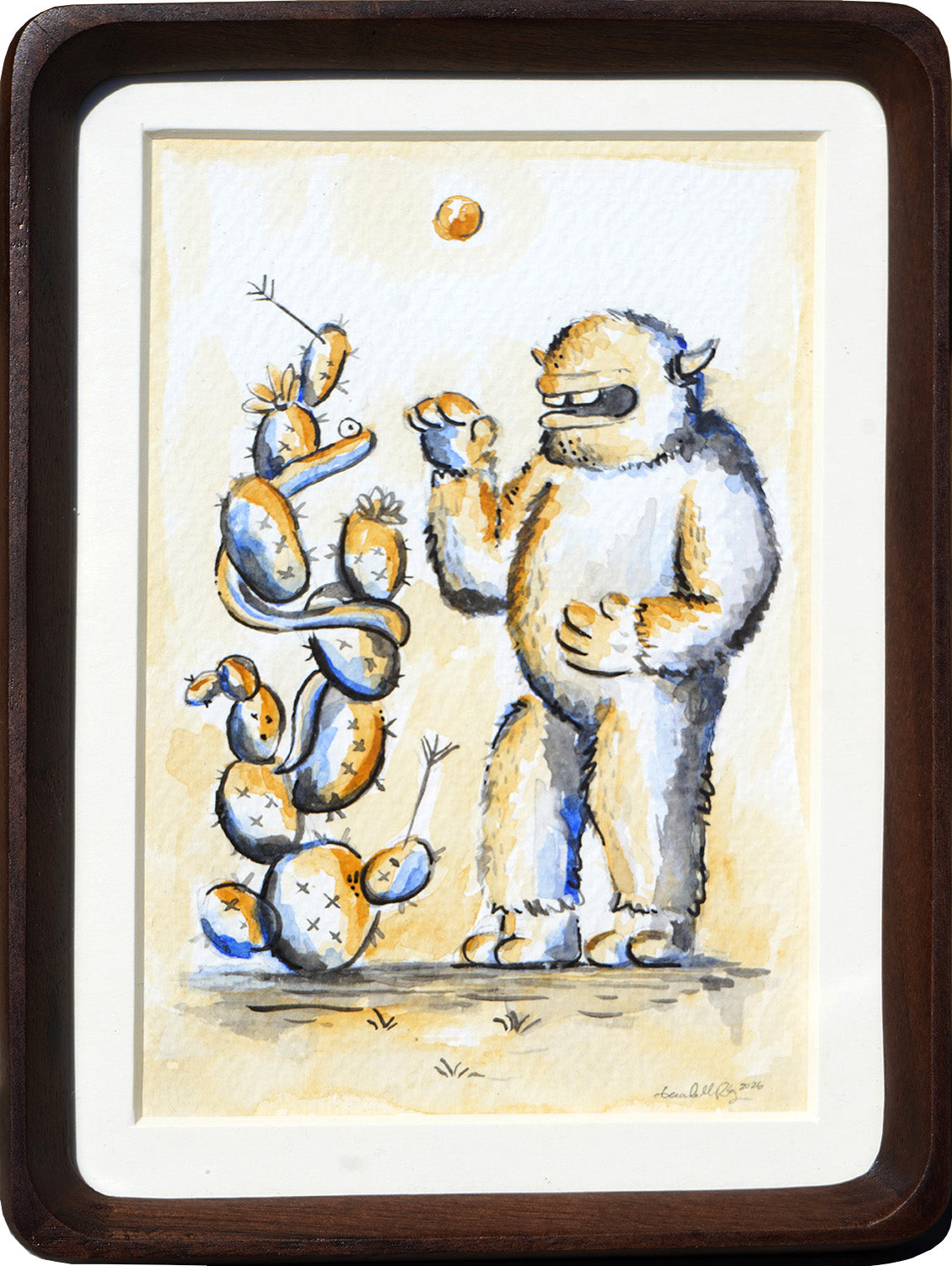 The Monster and the Serpent - Gerardo Rodriguez - 4x6"