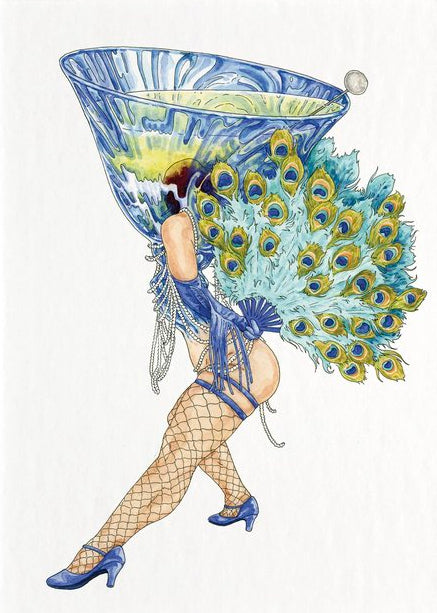 The Peacocktail - Jennifer Pate - 8x10"