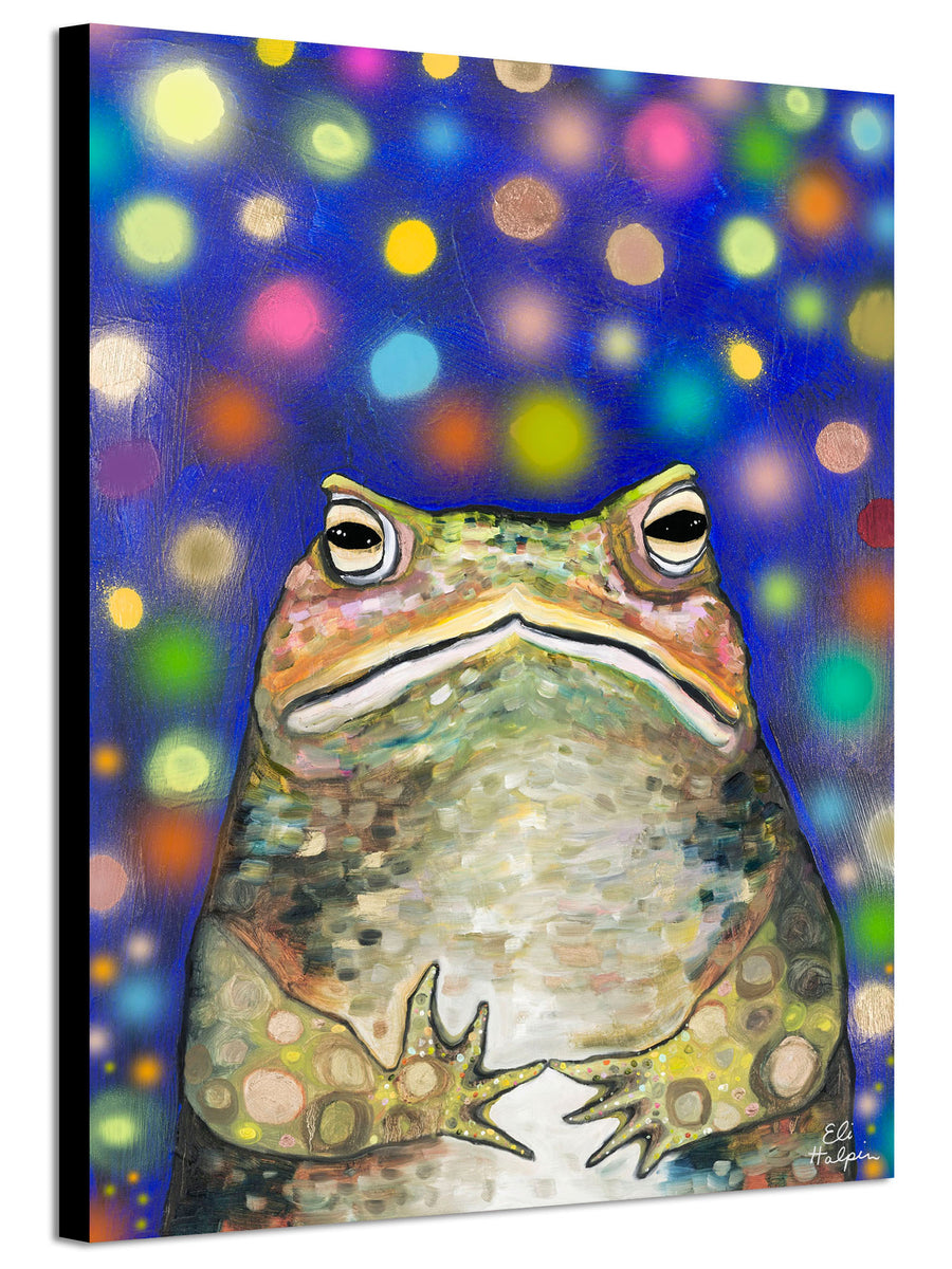 Toad in Fireflies - PRINT - Eli Halpin