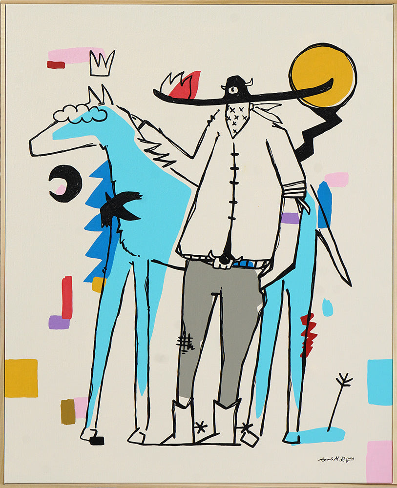 Trusty Steed - Gerardo Rodriguez - 24.5x30.5"
