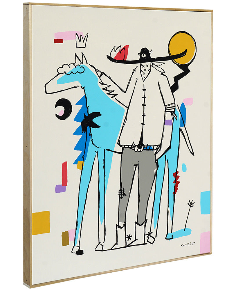 Trusty Steed - Gerardo Rodriguez - 24.5x30.5"