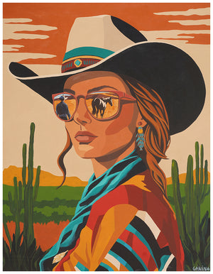 Under Western Skies by Anna Ganina - PRINT