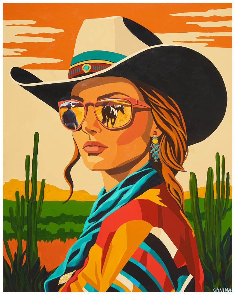 Under Western Skies by Anna Ganina - PRINT