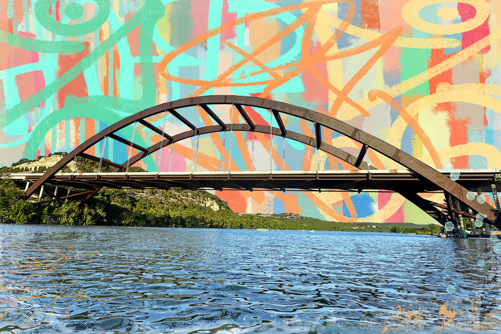 Under the 360 Bridge 1 by Jake Bryer